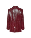 Emily in Paris S03 Camille Razat Maroon Blazer 1