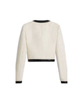 Emily in Paris S03 Camille Razat White Cropped Jacket 1