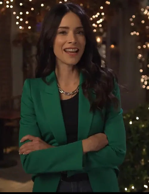 Extended Family Abigail Spencer Green Blazer