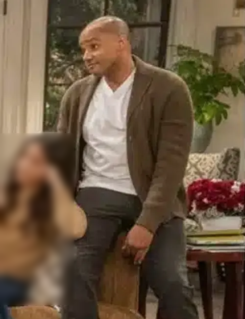 Extended Family Donald Faison Brown Blazer