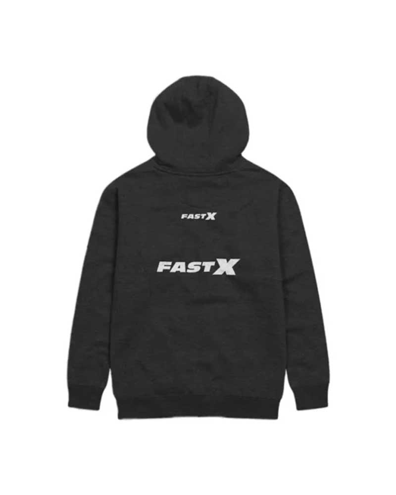 Fast X 2023 Black Hooded Sweatshirt