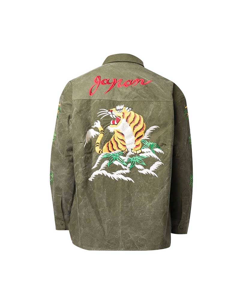 Fast X 2023 Tej Parker Green Embroidered Jacket