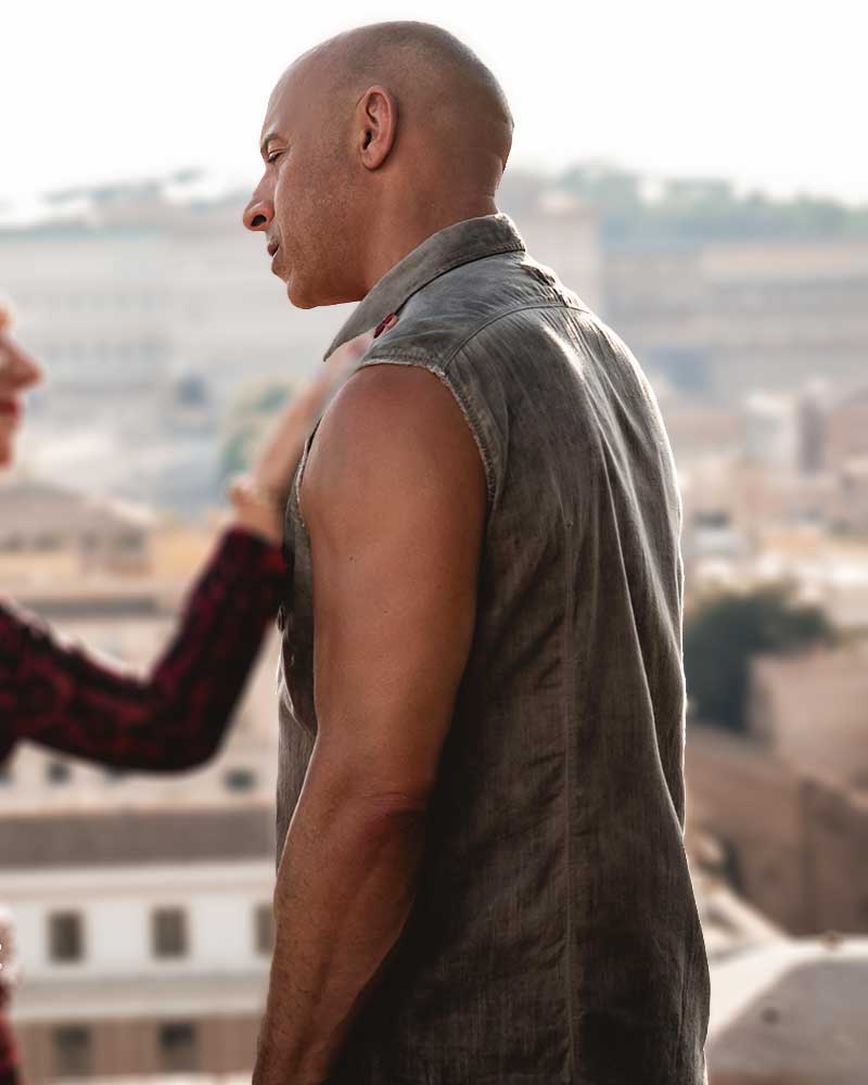 Fast X 2023 Vin Diesel Grey Vest