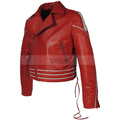 Freddie Mercury Red Concert Leather Jacket