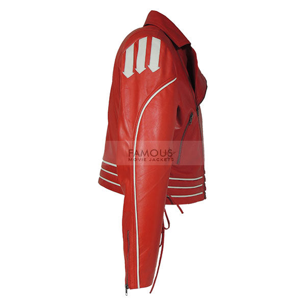 Freddie Mercury Red Concert Leather Jacket