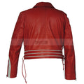 Freddie Mercury Red Concert Leather Jacket