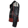 Freddie Mercury Red and Black Leather Jacket