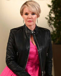 General Hospital Maura West Black Leather Jacket 1