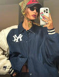 Hailey Bieber 2024 Coachella Varsity Jacket