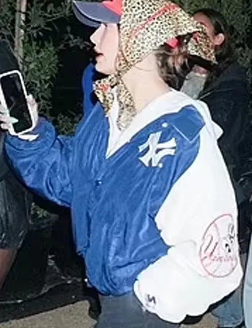 Hailey Bieber 2024 Coachella Varsity Jacket