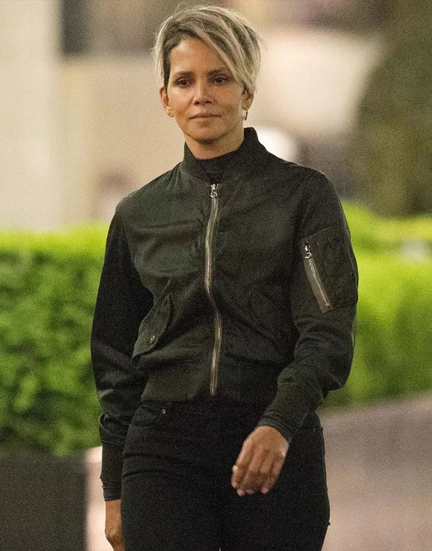 Halle Berry The Union Black Jacket