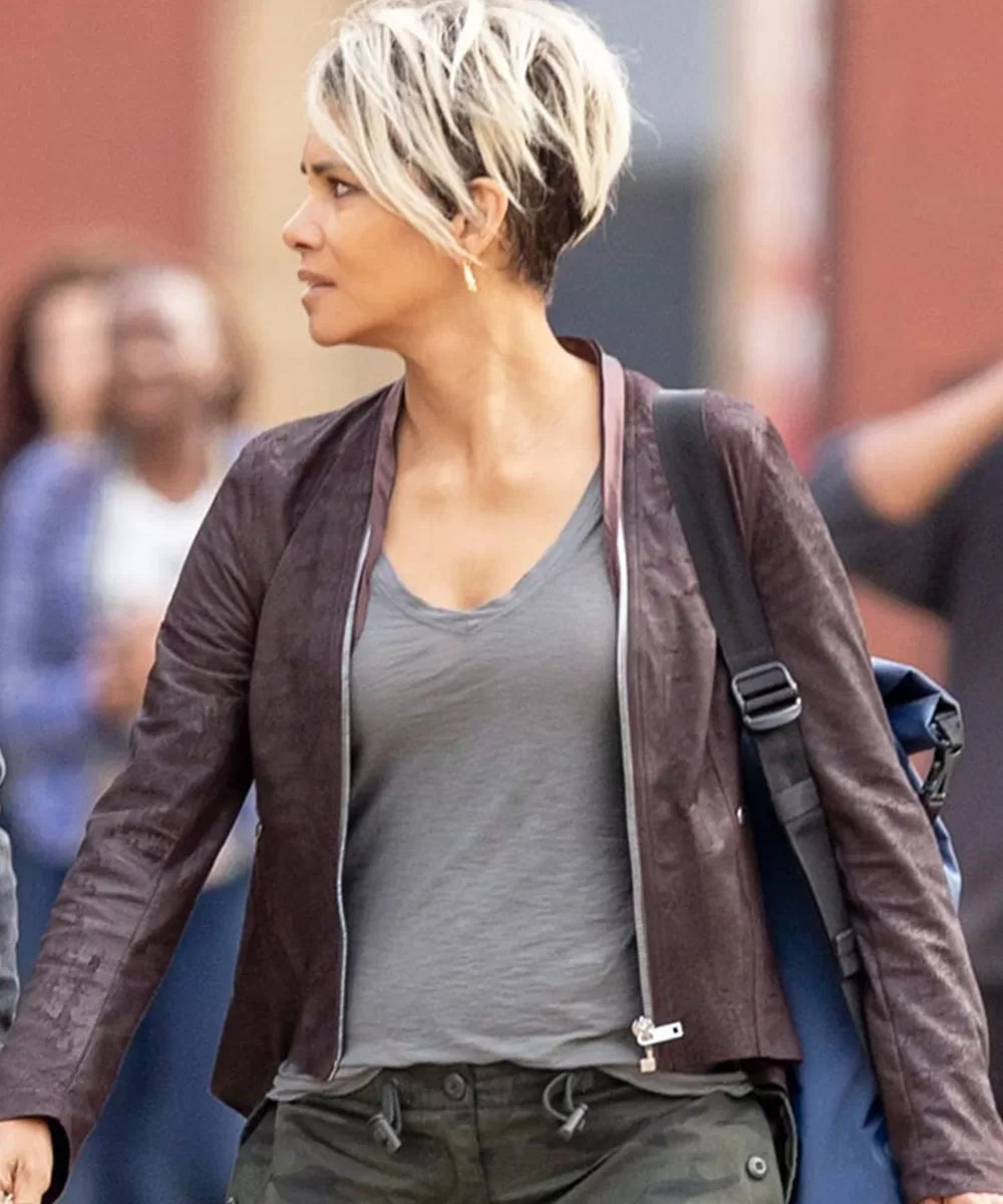 Halle Berry The Union Brown Jacket