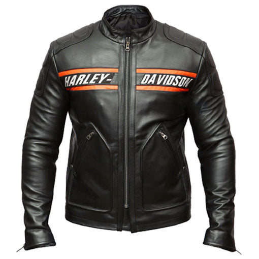 WWE Bill Goldberg Harley Davidson Motorcycle Leather Jacket