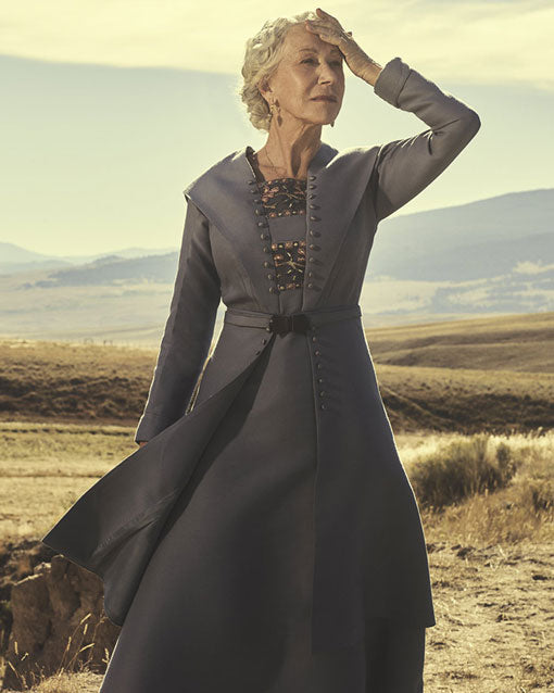 Yellowstone 1923 TV Series Helen Mirren Grey Coat