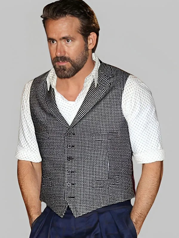 IF Ryan Reynolds Grey Vest