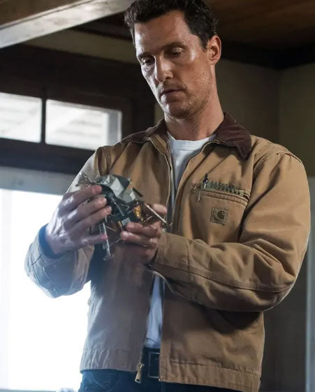 Matthew McConaughey (Cooper) Interstellar Brown Jacket