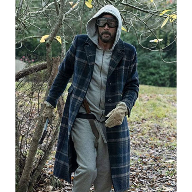 The Walking Dead Season 10 Jeffrey Dean Morgan Plaid Coat