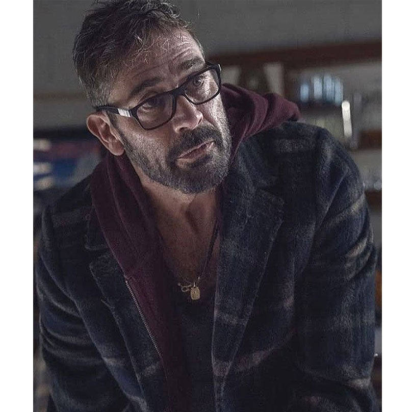 The Walking Dead Season 10 Jeffrey Dean Morgan Plaid Coat