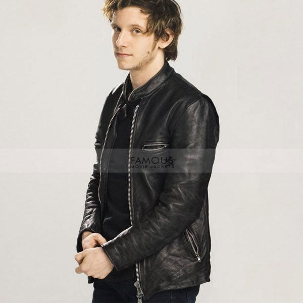 JUMPER JAMIE BELL (GRIFFIN) LEATHER JACKET