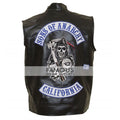 Jackson Jax Teller Sons Of Anarchy Leather Patches Vest