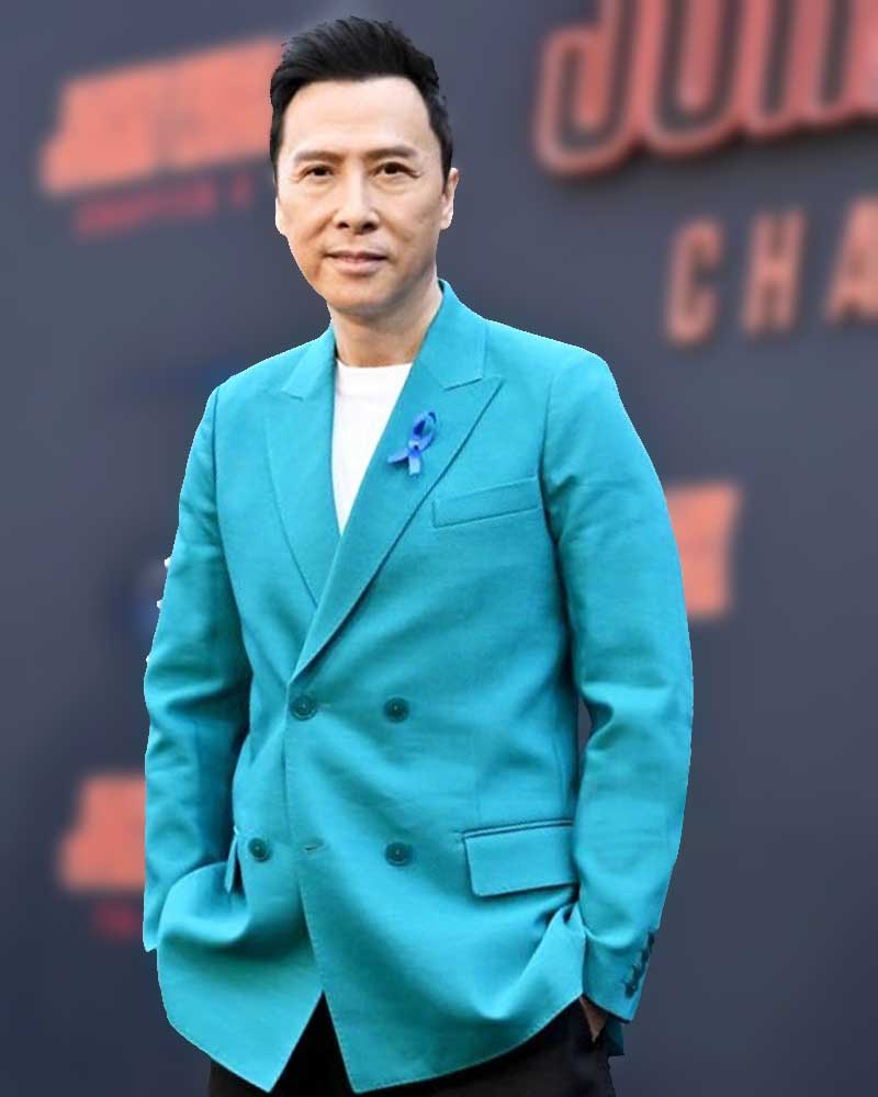 John Wick 4 Donnie Yen Vivid Blue Blazer