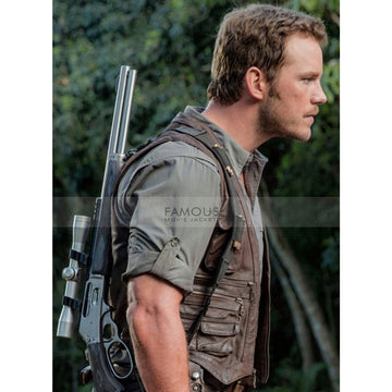 Jurassic World Chris Pratt Leather Vest