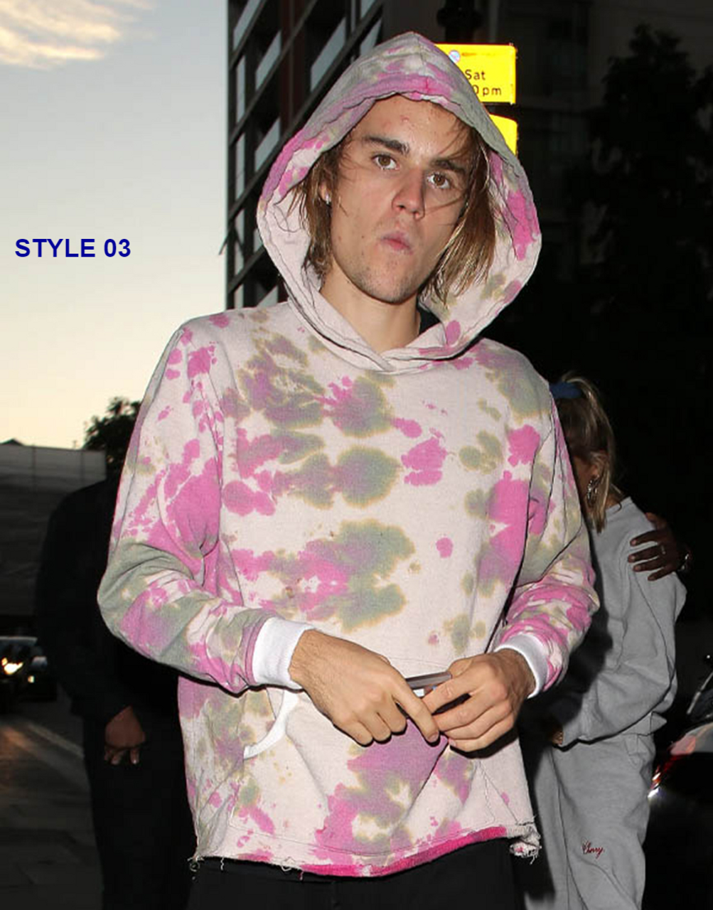 Justin Bieber Tie Dye Hoodie