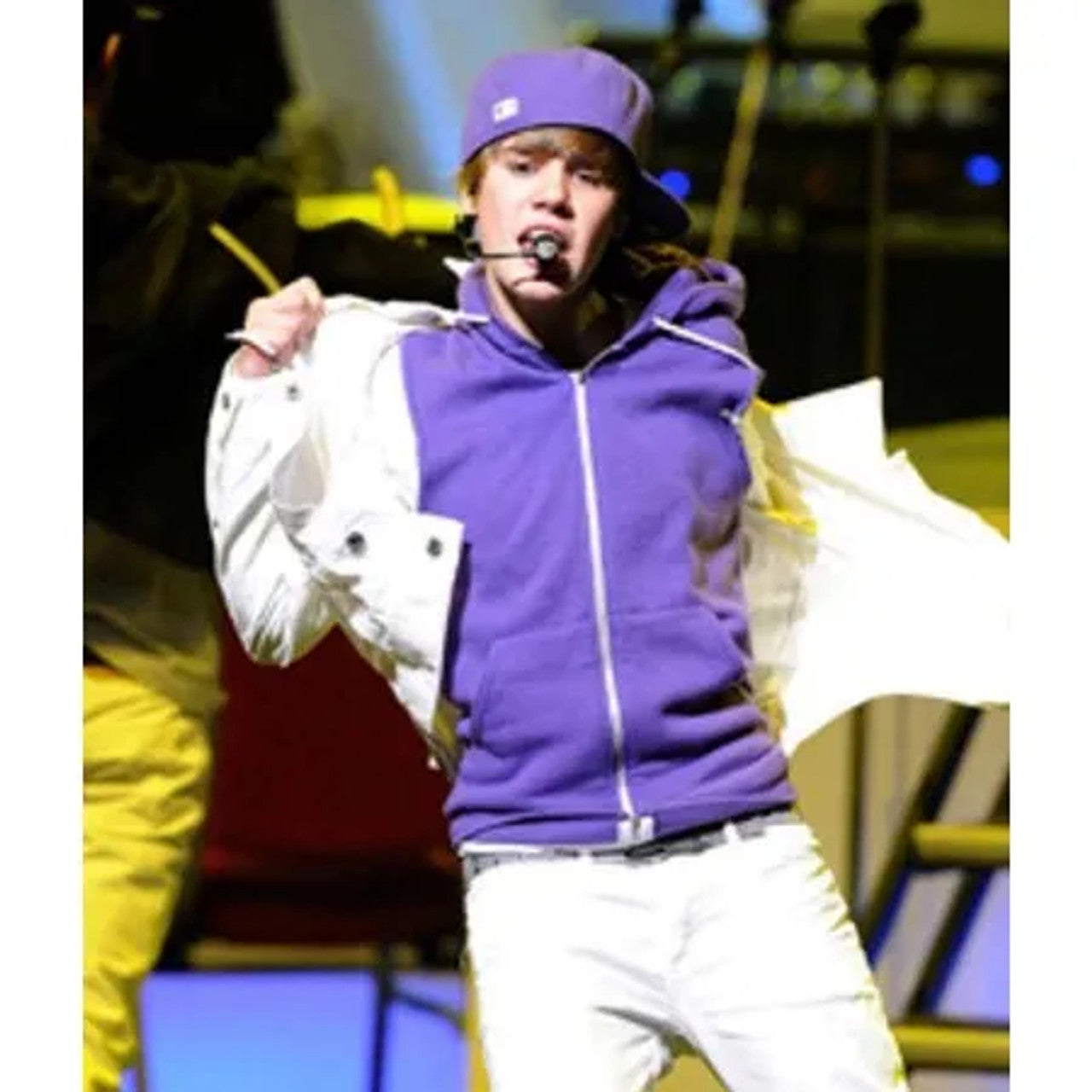 Justin Bieber Purple Jacket