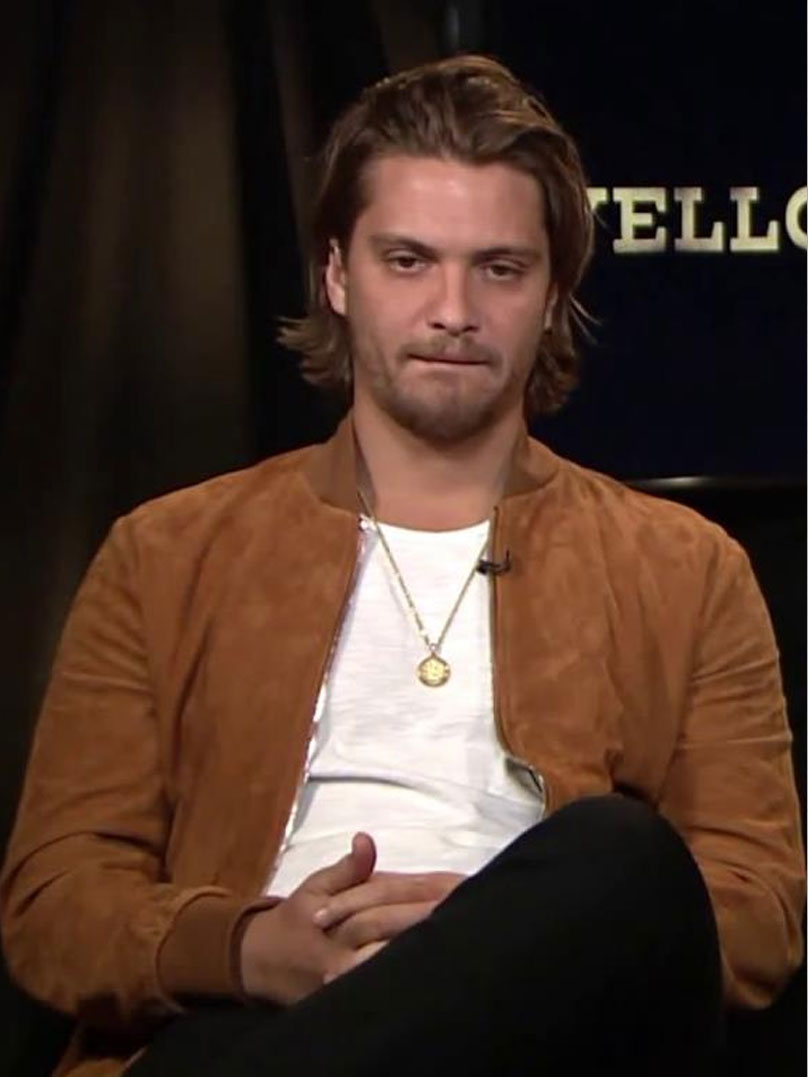 Luke Grimes Yellowstone Kayce Brown Bomber Jacket