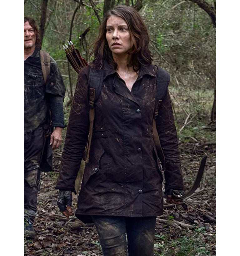 The Walking Dead Maggie Rhee Brown Jacket