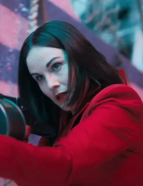 Michelle Dockery Boy Kills World Red Blazer