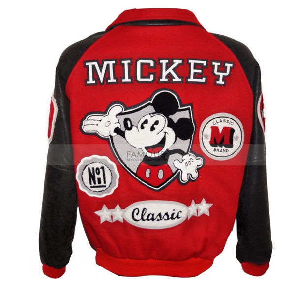 Mickey mouse varsity selling jacket