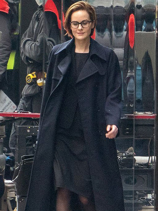 Anatomy of a Scandal Michelle Dockery Black Coat