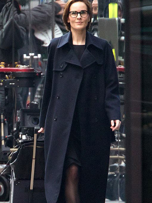 Anatomy of a Scandal Michelle Dockery Black Coat