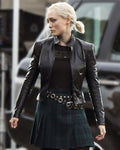 Mission Impossible 7 Pom Klementieff Slimfit Leather Jacket