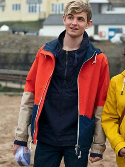 Alex Rider S02 Otto Farrant Orange Jacket