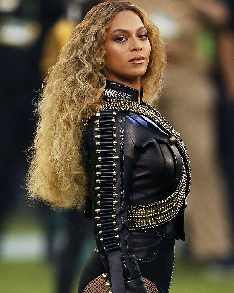 Pepsi Super Bowl 50 Halftime Show Beyonce Leather Jacket