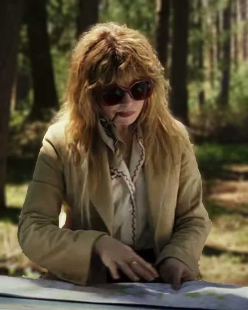 Poker Face TV Series 2023 Natasha Lyonne Brown Coat