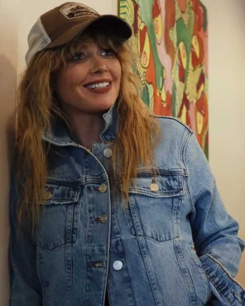 Poker Face 2023 Natasha Lyonne Blue Denim Jacket