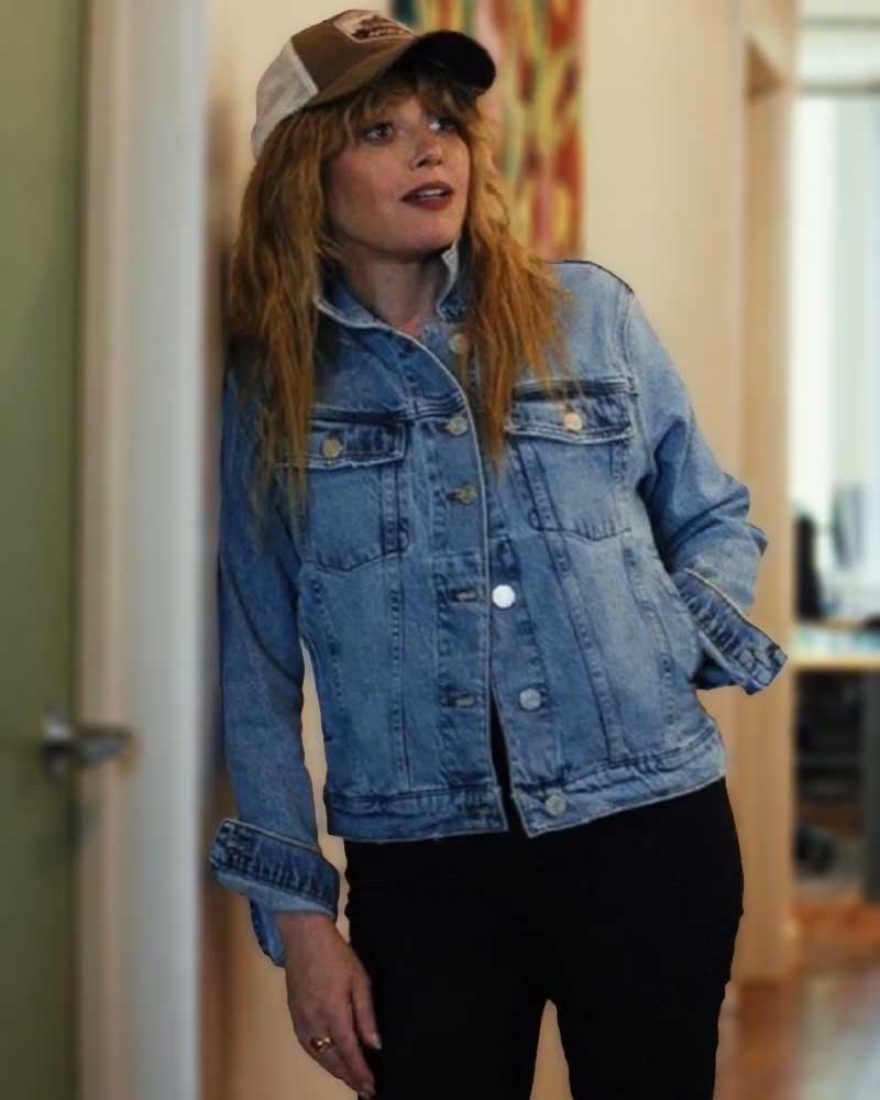 Poker Face 2023 Natasha Lyonne Blue Denim Jacket