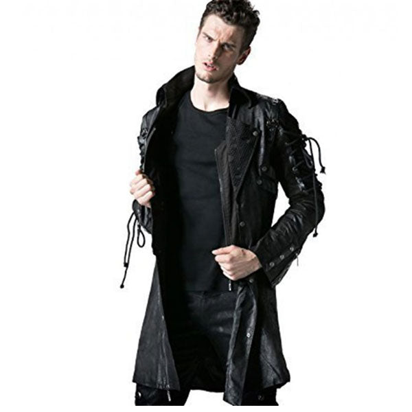 Punk Rave Poison Cosplay Leather Coat