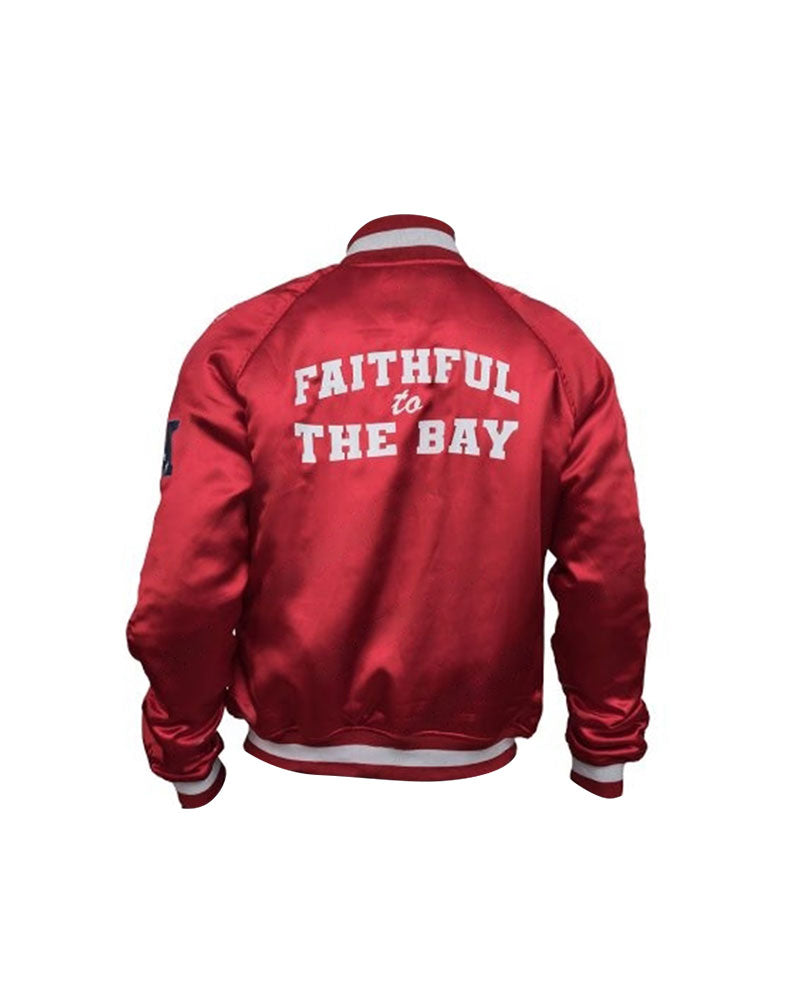 SF 49ers Faithful To The Bay Red Jacket