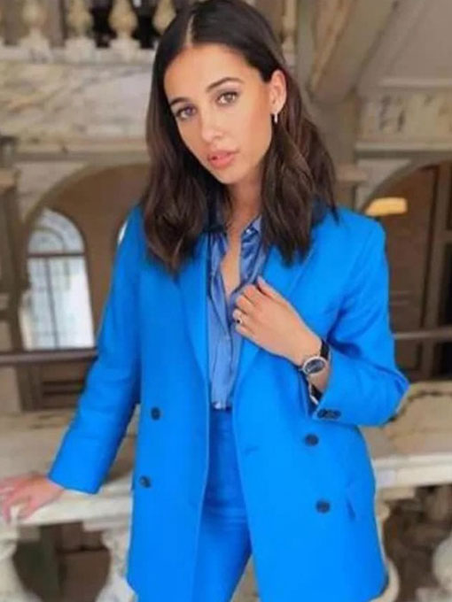 Anatomy of a Scandal Naomi Scott Blue Coat