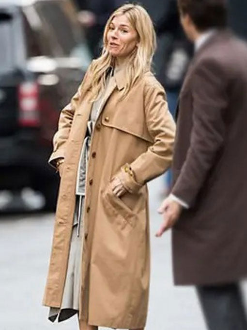 Anatomy of a Scandal Sienna Miller Beige Coat