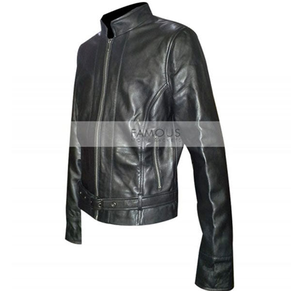 Sons of Anarchy Katey Sagal Black Biker Jacket