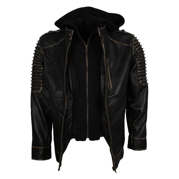 Suicide Squad Joker Black Leather Jacket