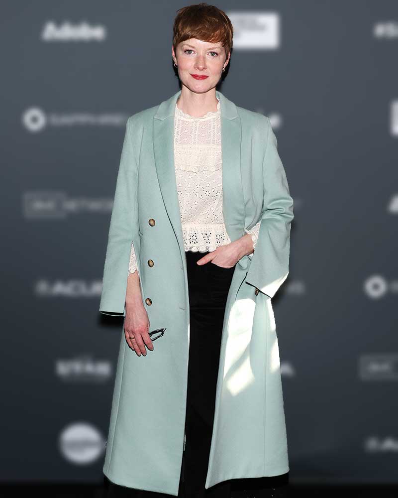 Sundance Film Festival 2023 Wrenn Schmidt Wool Coat