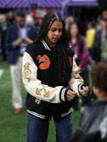 Super Bowl Rumi Carter Letterman Jacket