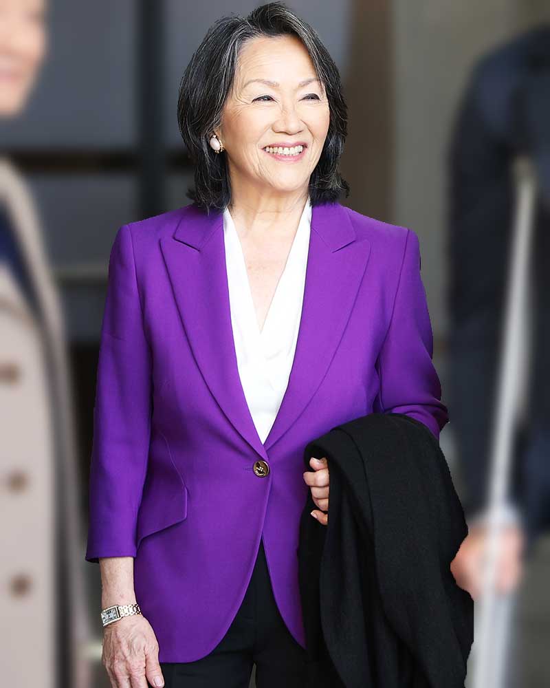 The Company You Keep 2023 Freda Foh Shen Purple Blazer