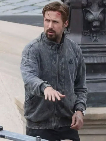 The Gray Man 2022 Ryan Gosling Grey Jacket